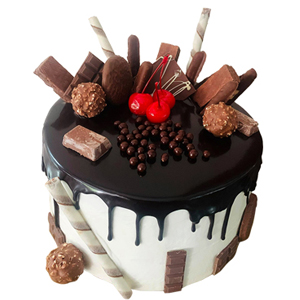Chocolate Tower with Cherry