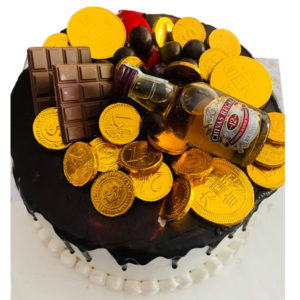 Chocolate Tower with liquor