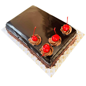 Chocolate Square Cherry Cake