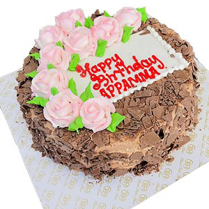 Chocolate Scrape Sponge Cake