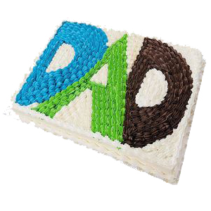 DAD Vanilla square Cake